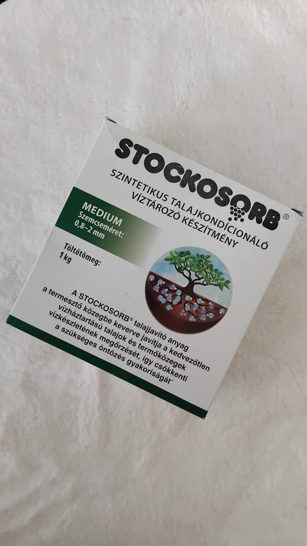 Stockosorb Medium talajkondícionáló víztározó készítmény – 1 kg