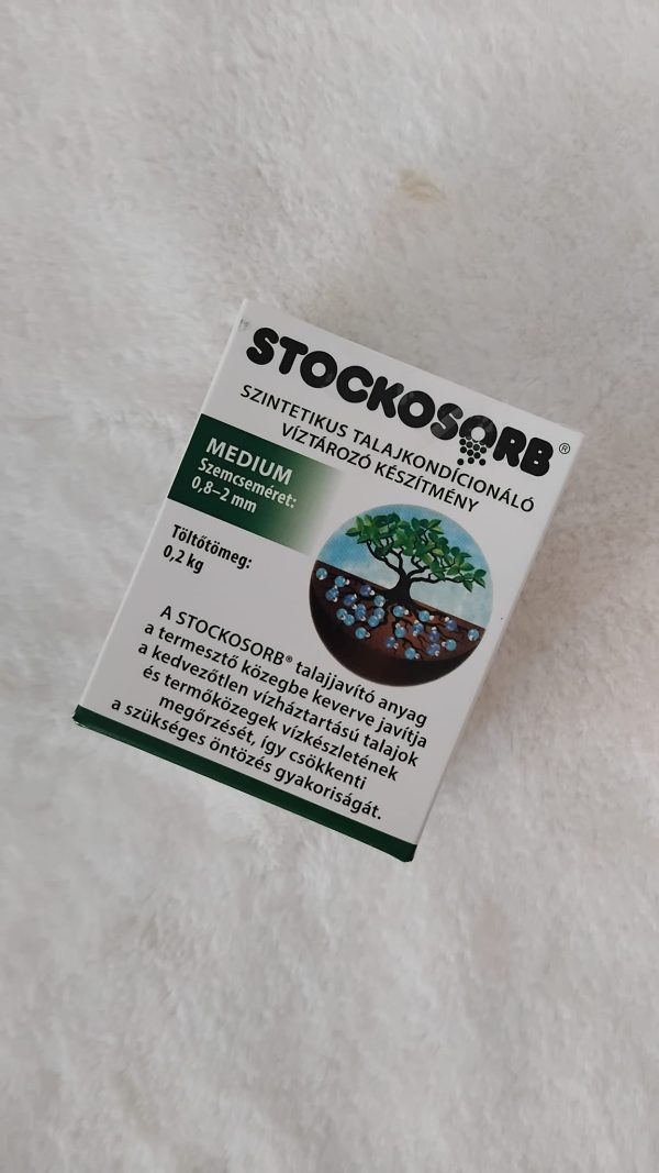 Stockosorb Medium talajkondícionáló víztározó készítmény – 0,2 kg